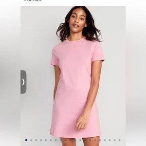 Old Navy Pink T-shirt Dress